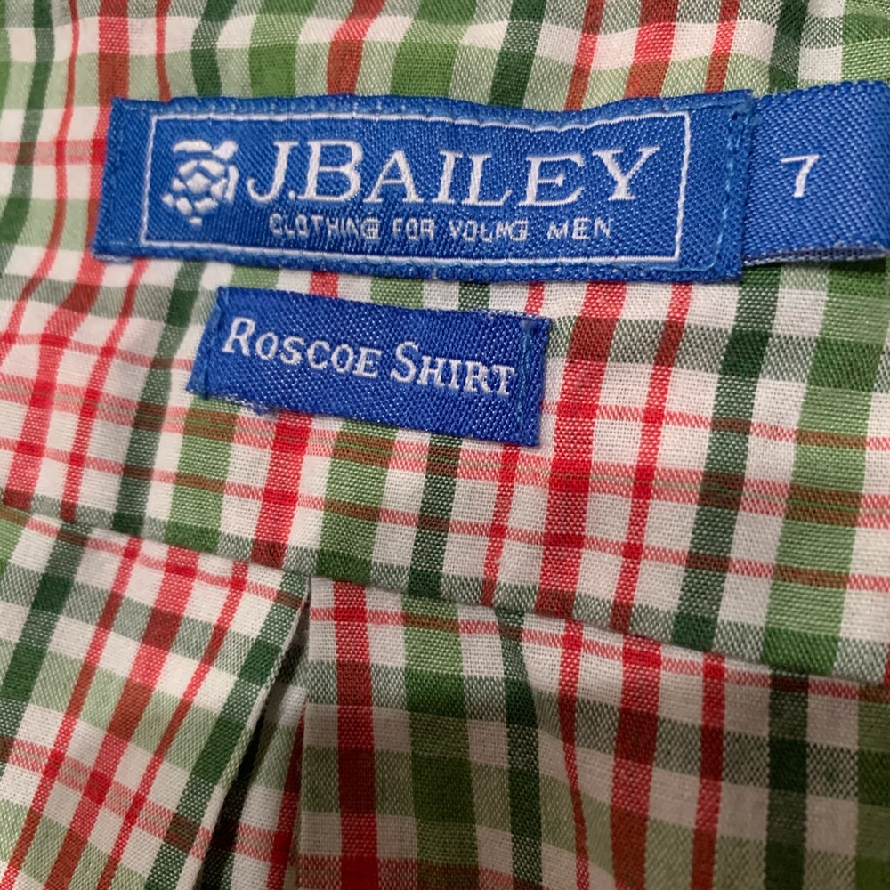 Bailey Boys Roscoe Shirt Button-down Size 7